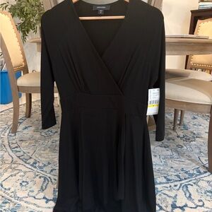 Karen Kane Black Long Sleeve Dress